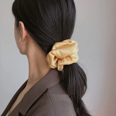 100% Mulberry 30MM Silk Most Luxurious Hair Scrunchies- Over-Sized 6CM